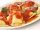 plato con ravioles