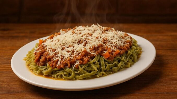 tallarines verdes caseros